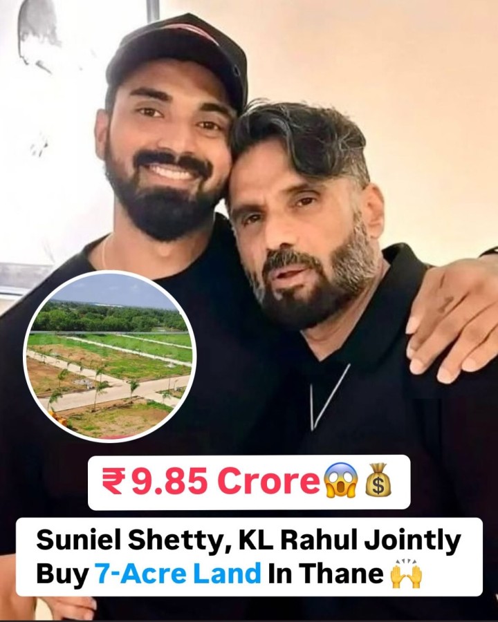 Suniel Shetty and KL Rahul jointly acquired a land worth Rs 9.85 crore, with the transaction officially registered in March 2025. According to property documents reviewed by Square Yards, the land is located in Owale, a rapidly developing area along Ghodbunder Road, nestled between Anand Nagar and Kasarvadavali.