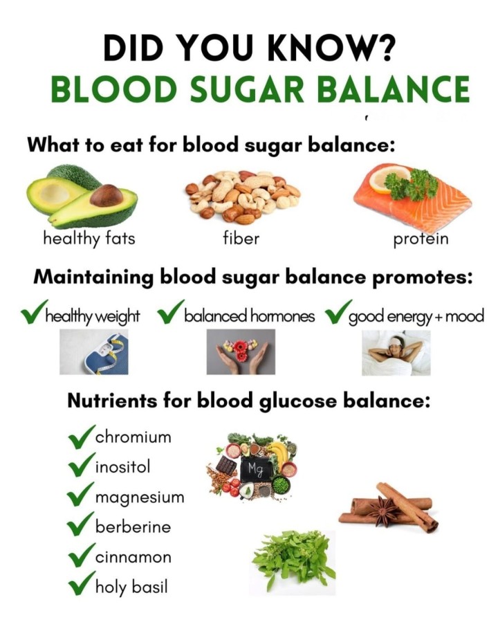 For balancing your blood sugar.