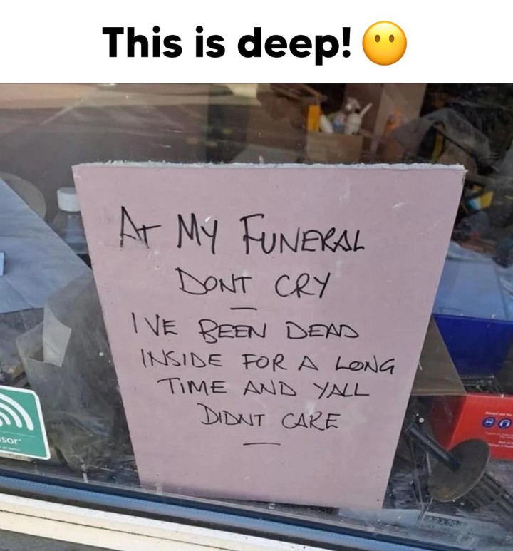 This is deep.