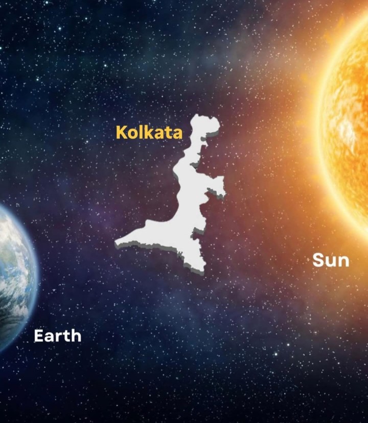 পৃথিবী, সূর্য ও...