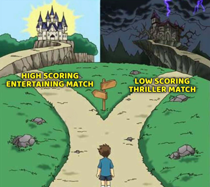 Low Scoring Thriller में ज्यादा मज़ा आता है