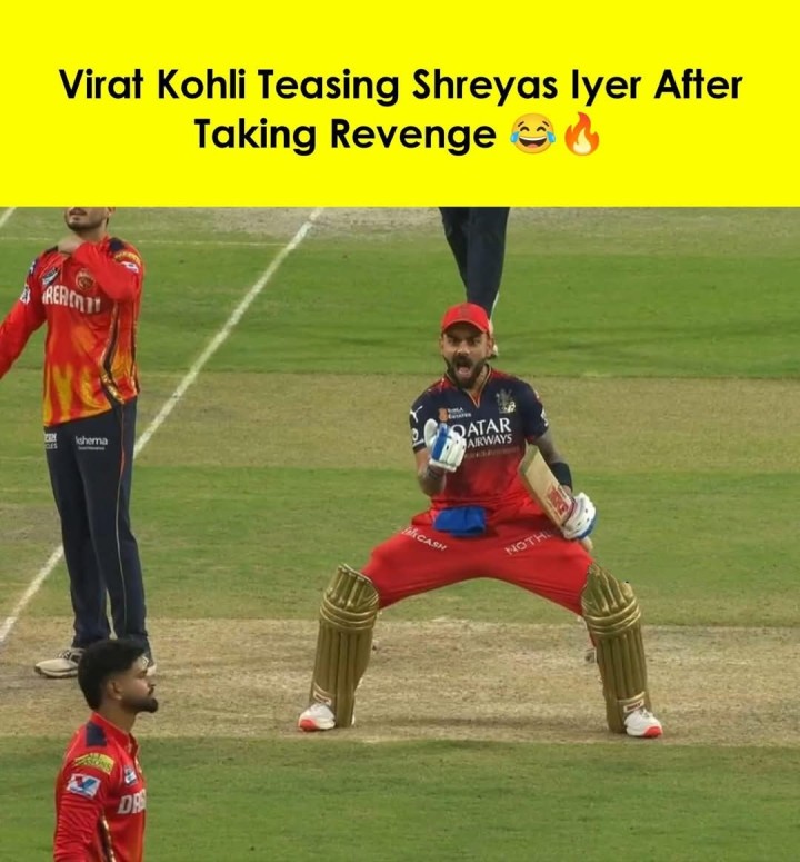 Virat Kohli Teasing Shreyas lyer After Taking Revenge
