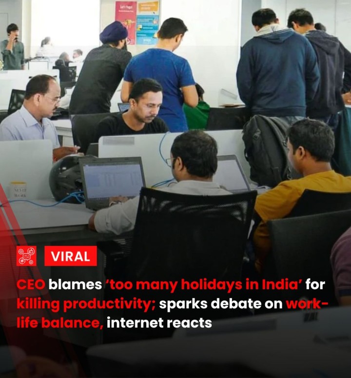 A LinkedIn post by Ravikumar Tummalacharla, CEO of Cleanrooms Containments, has gone viral for calling India’s holiday calendar a 'productivity killer.' He argued that April alone saw over 10 holidays—stalling workflow, slowing MSMEs, and hurting international credibility. His comments sparked a heated debate online, with some agreeing on the need to reassess holiday structures, while others slammed him for ignoring the value of rest and cultural observance. The post has triggered wider question