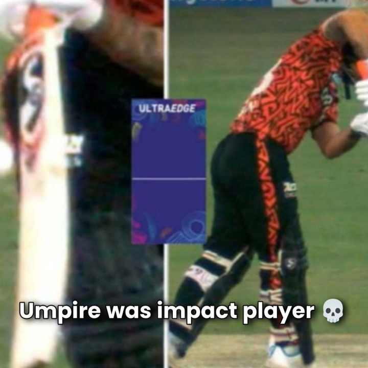 अंपायर Impact खिलाड़ी थे