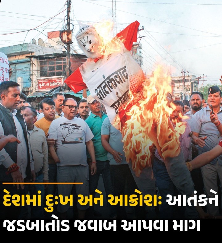 કાશ્મીરના પહેલગામ નજીક કાયર આતંકવાદીઓના ક્રૂર હુમલાની પીડાનો આઘાત બીજા દિવસે પણ શમ્યો નથી. પીડા, ગમગીની અને આક્રોશની લાગણી વચ્ચે પીડિત પરિવારોના આક્રંદના પડઘા સમગ્ર દેશમાં પડ્યા છે. નિર્દોષ નાગરિકોના જીવ લેનારા કટ્ટર કાયરોને કડક સજા અપાવવાની ભારતીયોની માગણીમાં અન્ય દેશોએ પણ સૂર પુરાવ્યો છે. પીડિત પરિવારોને સાંત્વના આપવાના શબ્દો ખૂટી પડ્યા છે ત્યારે આકરી કાર્યવાહીના આશ્વા�