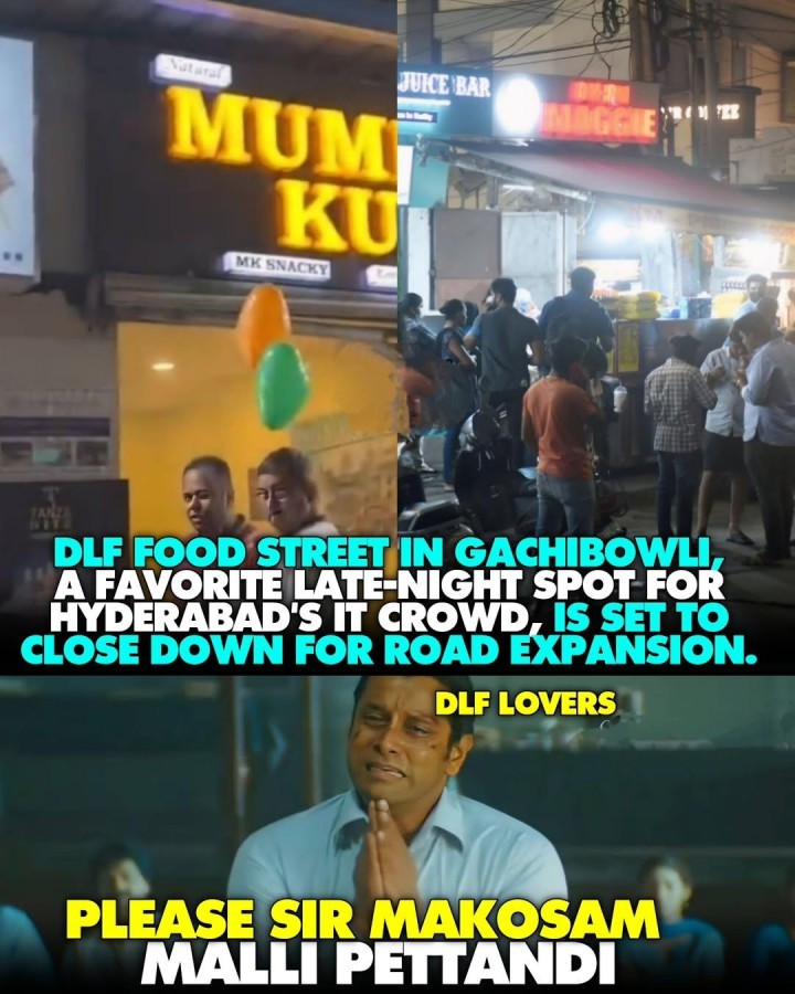 DLF food Street ni teesestara