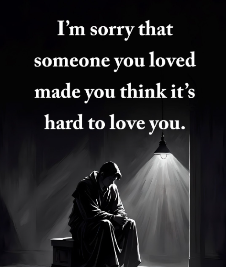 It is hard to love once trust is broken.