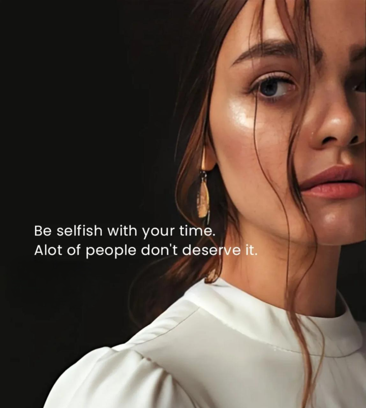 Be selfish with your time