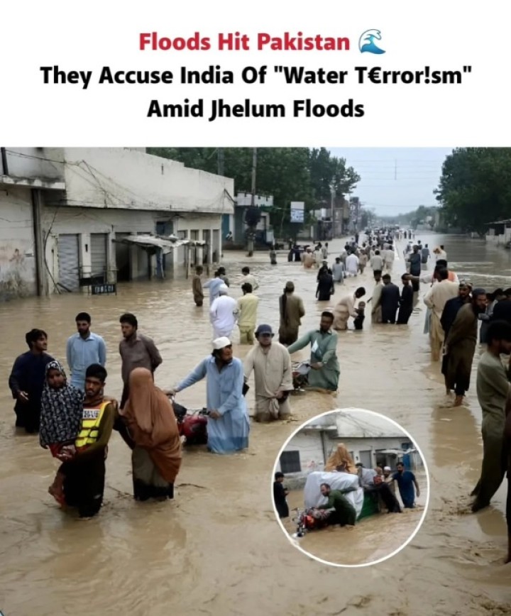 A sudden surge in the Jhelum river's water level has thrown Paxistan-occupied Kashmir (PoK) into chaos, as India, local authorities claimed, released water from the Uri Dam without prior warning.