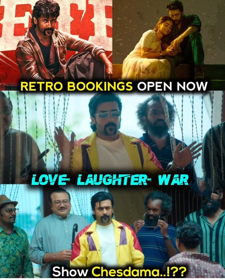 Surya retro movie bookings ki full demand