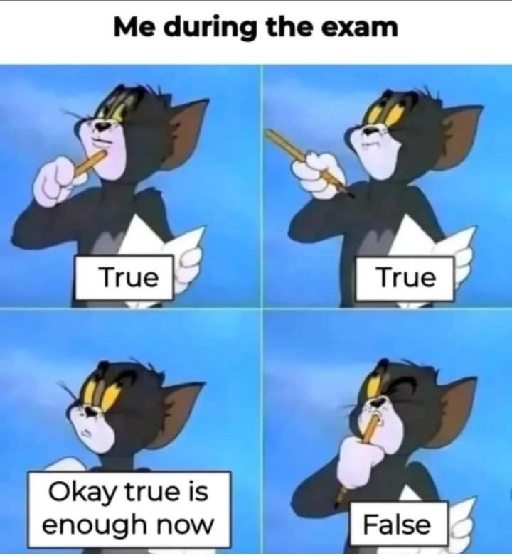 me during the exam