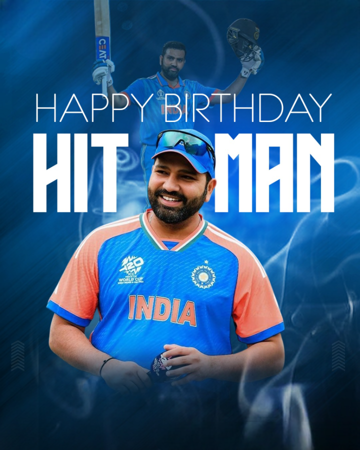 ക്യാപ്റ്റൻ രോഹിത് ശര്‍മ്മയ്ക്ക് ജന്മദിനാശംസകൾ