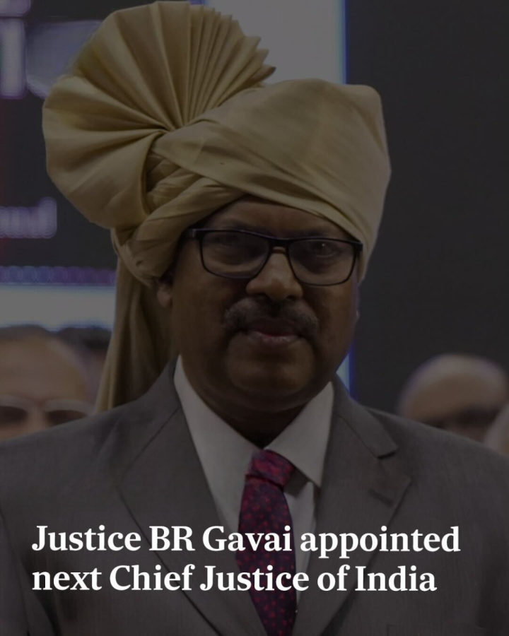 President Droupadi Murmu appointed Justice BR Gavai as Chief Justice of India; he will take oath on May 14, 2025