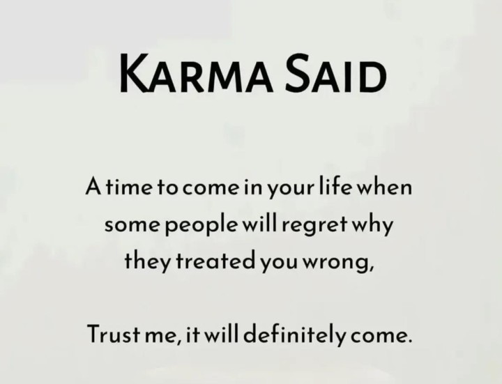 Karma said