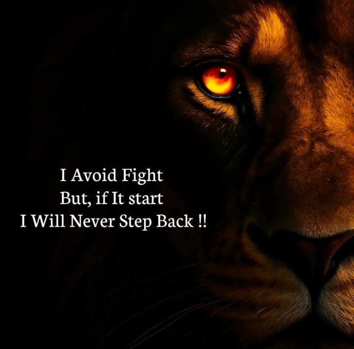 I will never step back