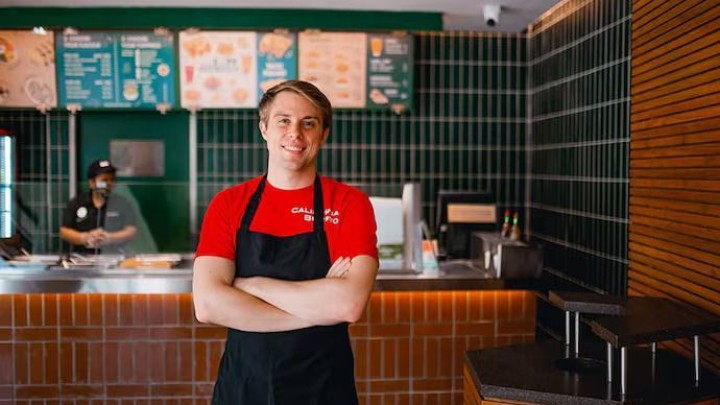 Bert Mueller, the founder of California Burrito, first came to India in 2010 on a study trip at the age of 22, opened the first California Burrito outlet in Bengaluru and is now a multi-million dollar company with 103 locations across India.