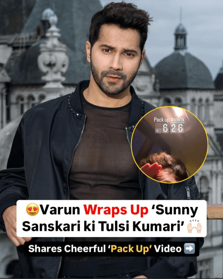 Varun Dhawan shared a cheerful “pack up” video as he wrapped up the shooting of his upcoming film Sunny Sanskari Ki Tulsi Kumari