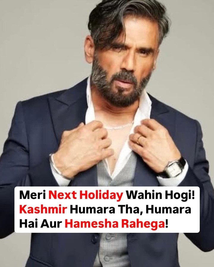 Suniel Shetty on the Pahalgam Attack, the Bollywood star said, his next holiday will be in Kashmir only to show the Terrorists that we are not scared of them.