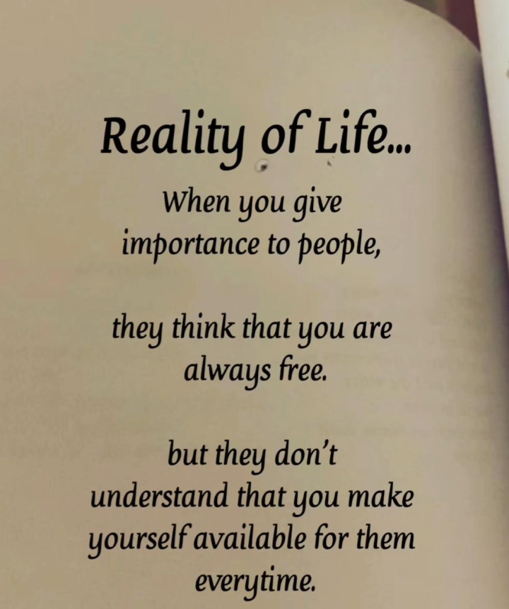 Reality of life