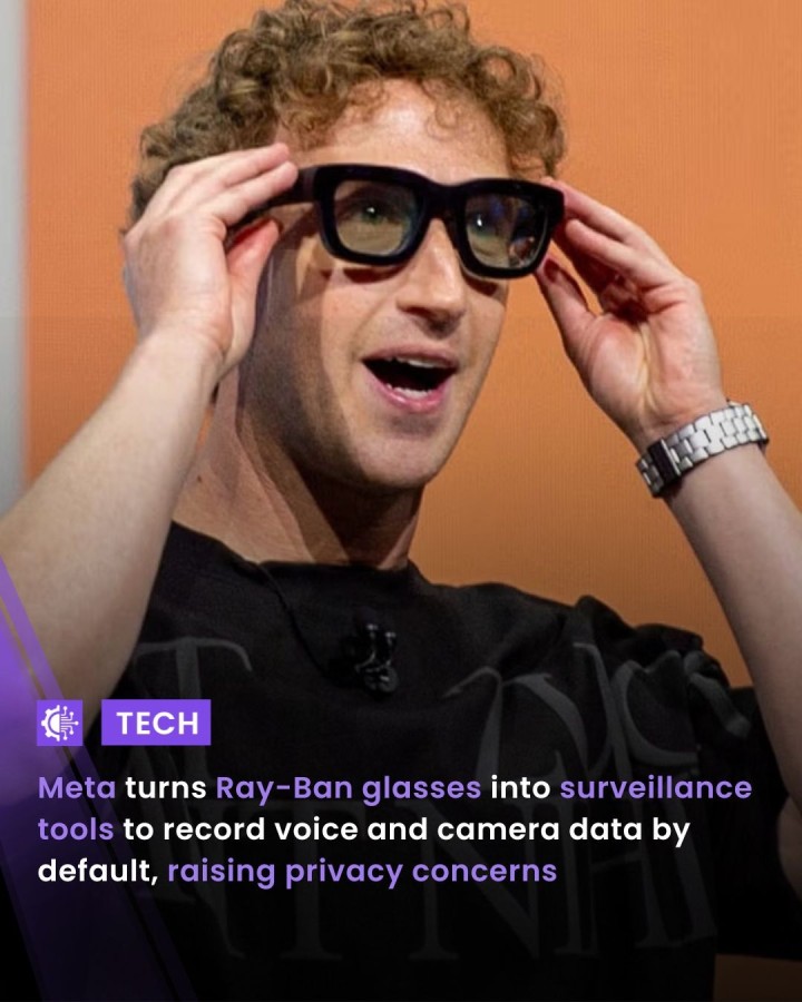 Meta's latest update to its Ray-Ban smart glasses has raised major privacy concerns as it now records voice and camera data by default. Previously, users had the option to disable voice recordings, but with this new update, voice interactions with the Meta AI are automatically saved and cannot be fully opted out of. Additionally, the glasses’ camera feeds data to Meta’s AI systems whenever activated, which critics argue infringes on privacy. While Meta claims that these changes will improve its
