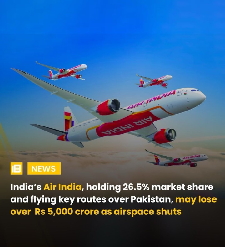 The closure of Pakistani airspace amid escalating tensions between India and Pakistan in the aftermath of Pahalgam terror attack has led to increased fuel expenses and extended flight durations for Indian airlines operating to the Middle East and Europe sectors.