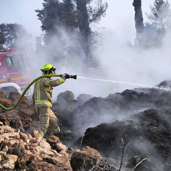 জেরুসালেমের উপকণ্ঠে ভয়াবহ রূপ নিল দাবানল। দেশ জুড়ে জরুরি অবস্থা ঘোষণা করেছেন ইজ়রায়েলের প্রধানমন্ত্রী বেঞ্জামিন নেতানিয়াহু। আগুন যে কোনও মুহূর্তে শহরে প্রবেশ করতে পারে বলে সরকার সতর্কতা জারি করেছে। দেশে এত বড় দাবানল এই প্রথম।