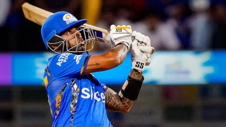 Suryakumar Yadav in IPL 2025:  - 29(26), 48(28), 27*(9), 67(43), 28(26), 40(28), 26(15), 68*(30), 40*(19), 54(28) & 48*(23).