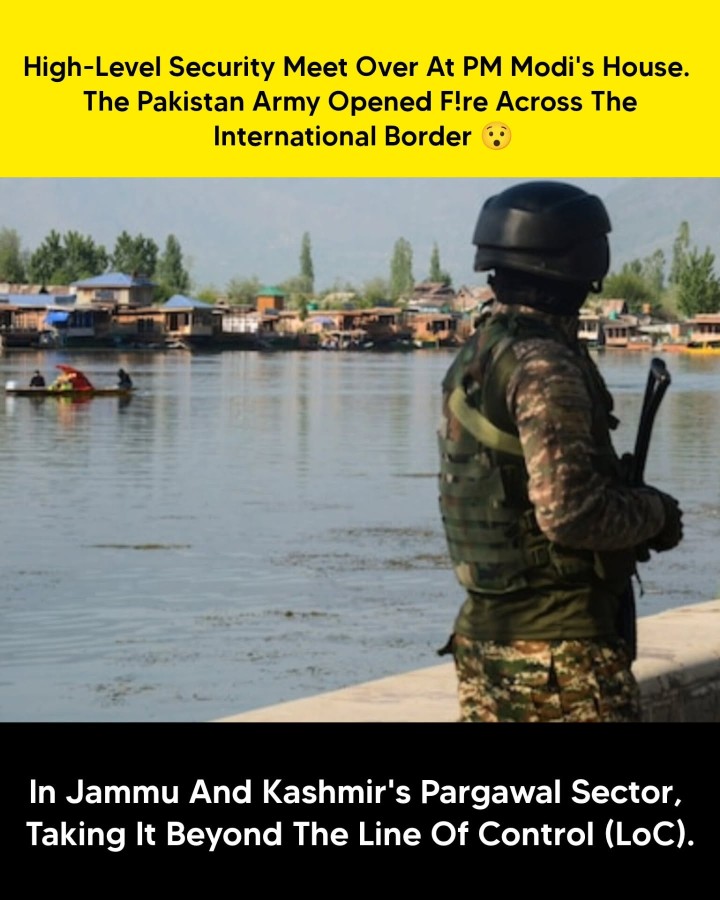 The Pakistan Army has opened fire across the International Border in Jammu & Kashmir’s Pargawal sector, reportedly crossing the Line of Control (LoC).