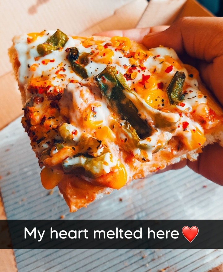 Pizza melting tho gunde kuda melt avtundi