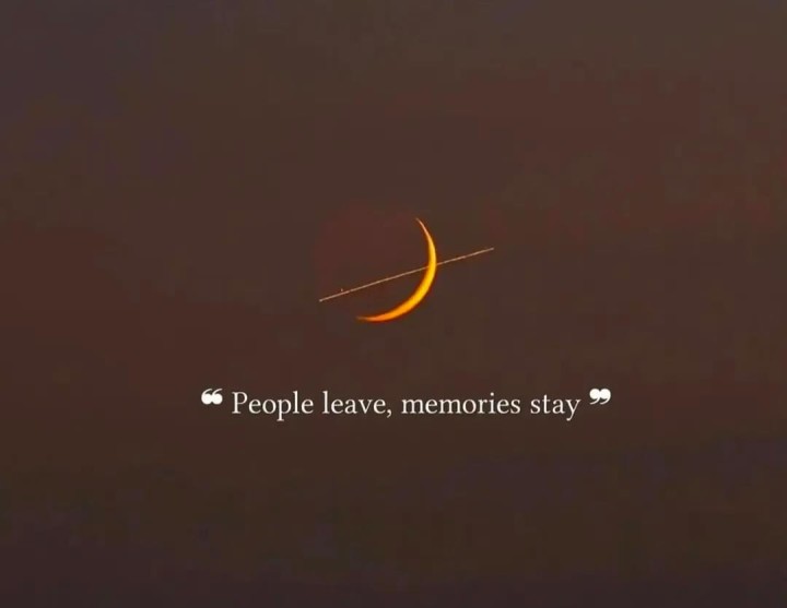 People live memories stay