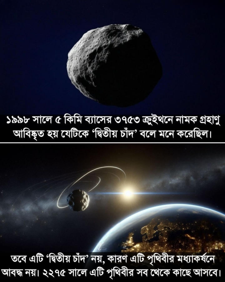 বিজ্ঞানীরা মনে করেন আজ না হলেও, লাখ লাখ বছর পরে এই গ্রহাণু পৃথিবীর মাধ্যাকর্ষণে আবদ্ধ হতে পারে।