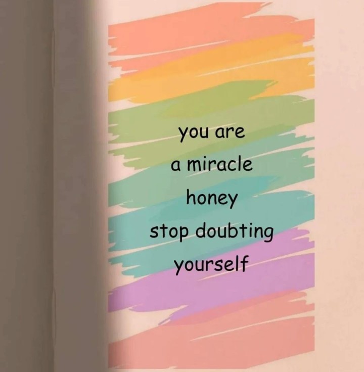 Stop daubting yourself