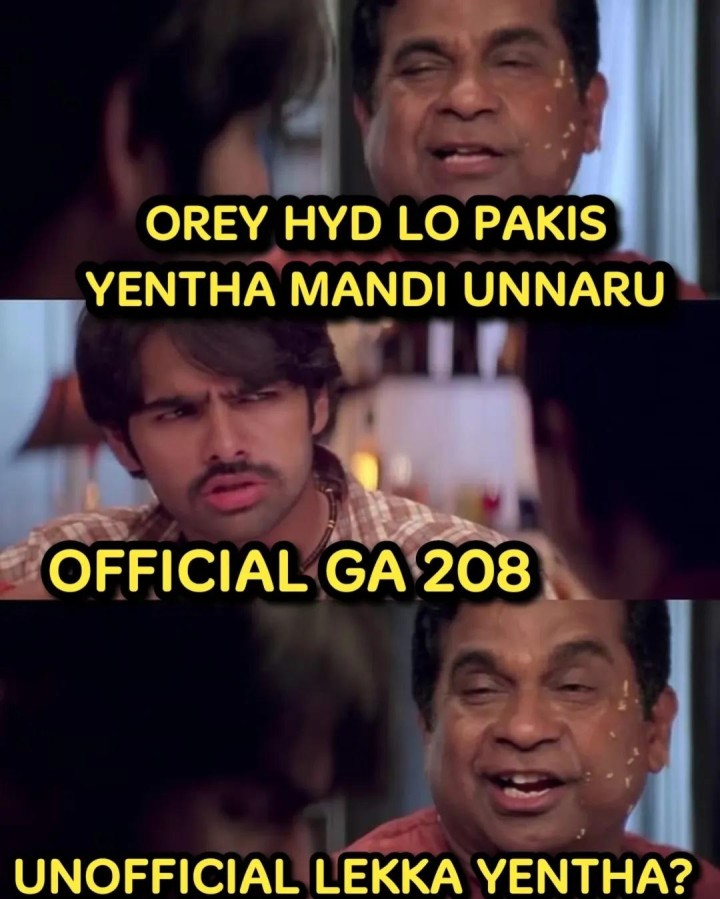 Meeru count cheppandi