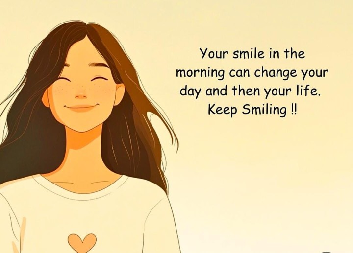 Just keep smiling