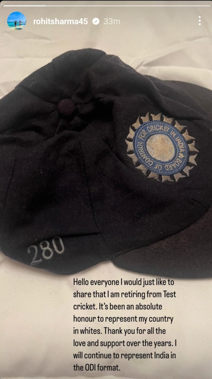 Rest cricket ki goodbye cheppina rohit sharma