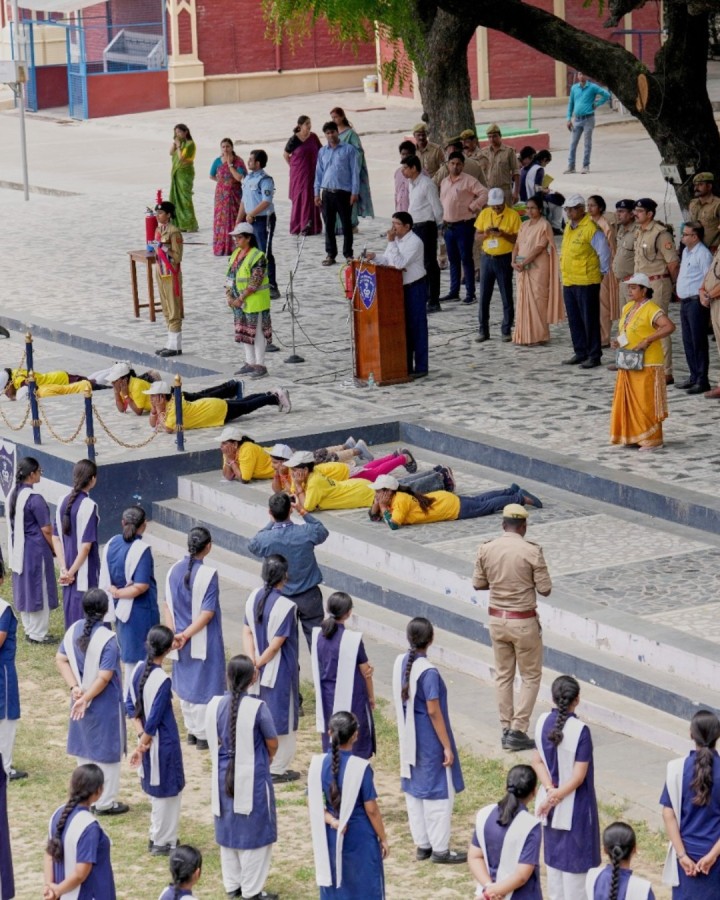 Sirens blared, fire engines raced through streets, and volunteers rushed with stretchers in a high-intensity civil defence mock drill conducted across India. Simulating real-life emergencies, the drill aimed to test preparedness, coordination, and response times of agencies and citizens in crisis situations, ensuring the nation is ready to tackle disasters effectively and swiftly.
