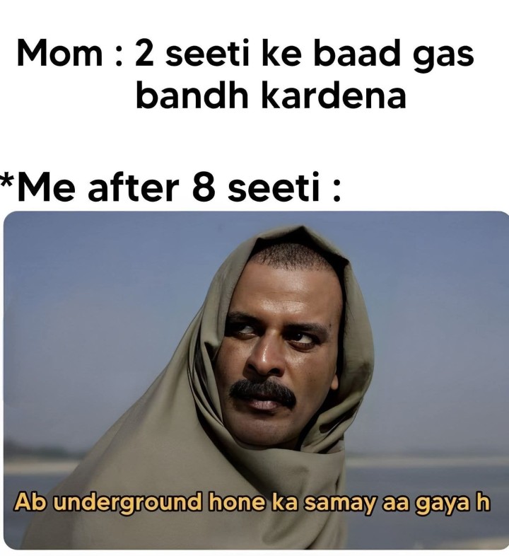aisi condition me turant underground ho jana chahiye