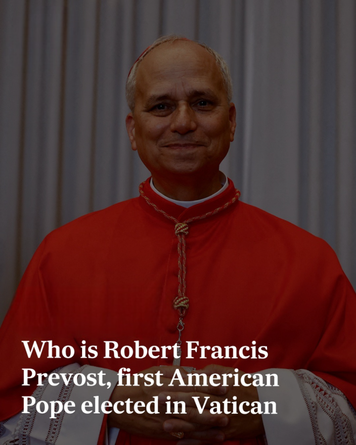 Robert Francis Prevost was announced as the new pope after voting in Vatican. He is the first American pope in history.