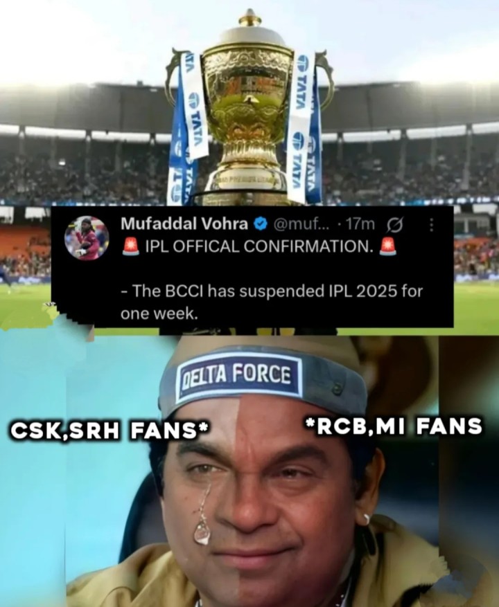 IPL one week postpone ayindi