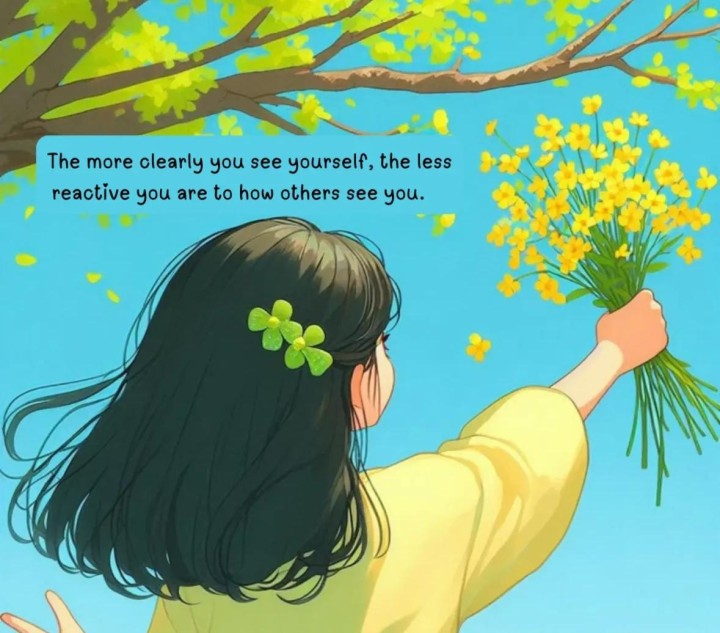 The more clearly you see yourself