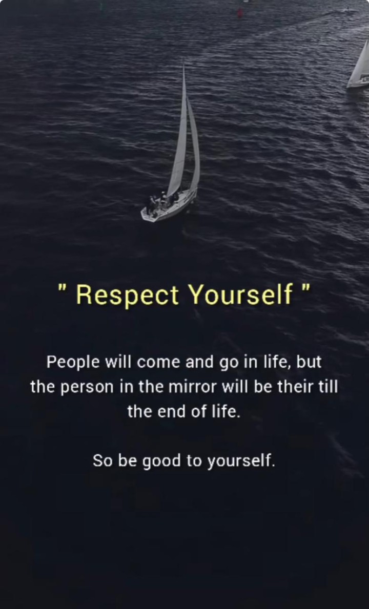 Respect yourself