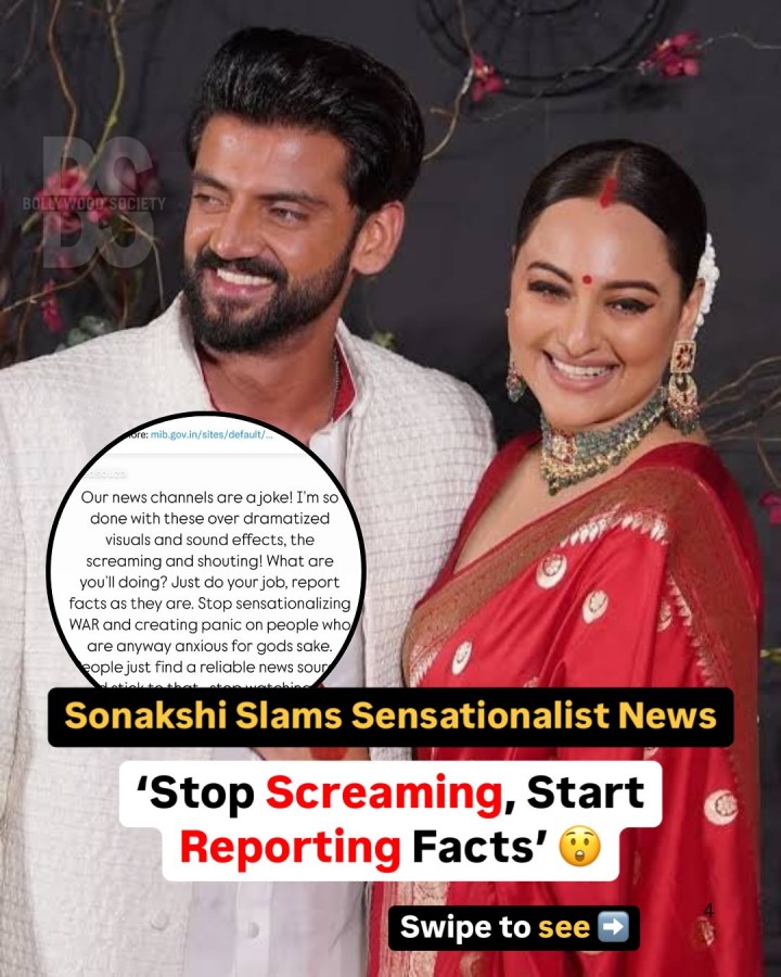 News or Drama? Sonakshi Calls Out Indian Media for Creating Panic