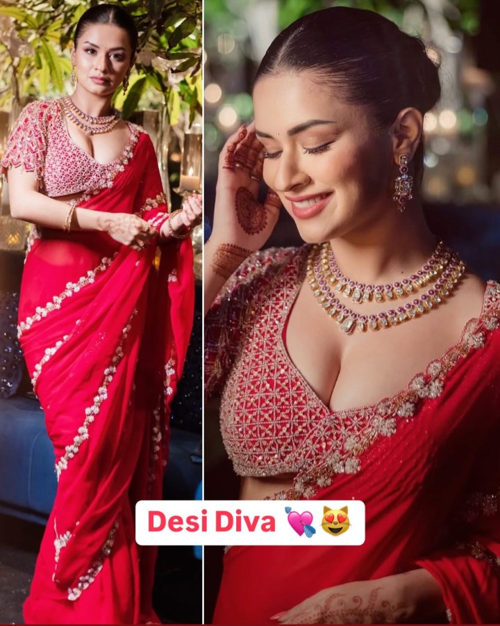 Saree + Avneet = Pure elegance,