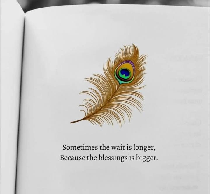 When Blessing is bigger