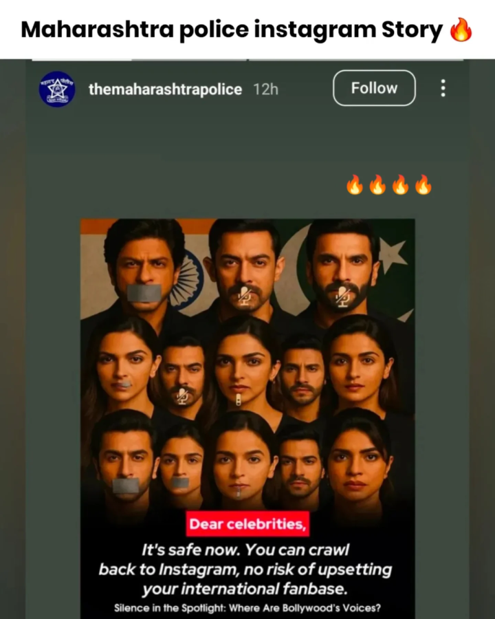 महाराष्ट्र पुलिस ने पूरे बॉलीवुड को चुप करा दिया