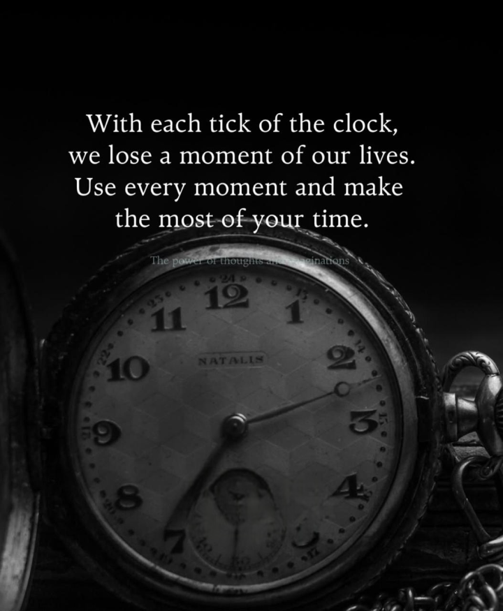 With each tick of the clock