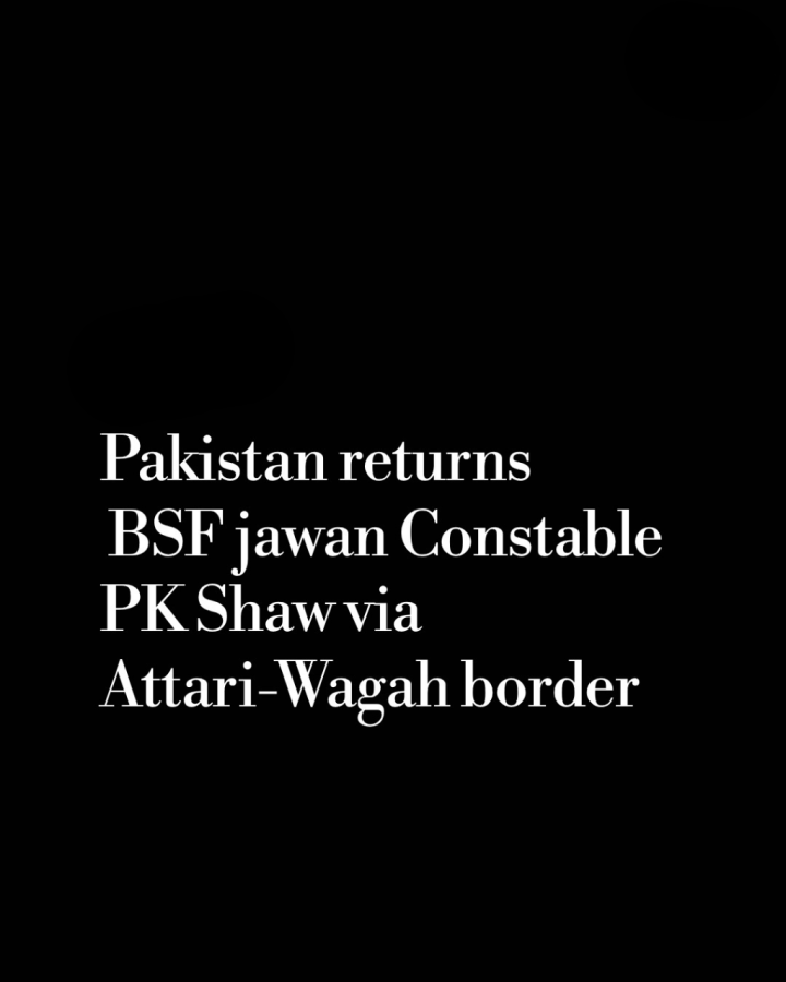 After being in Pakistan Rangers' custody since 23 April 2025, BSF Jawan Purnam Kumar Shaw was peacefully handed over to Indian authorities today at 10:30 AM via the Joint Check Post, Attari, Amritsar, following established protocols.