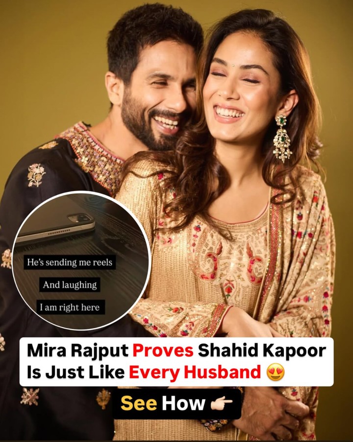 Mira captures Shahid Kapoor being the ultimate relatable husba