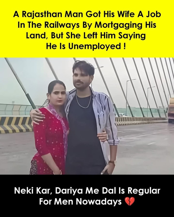 But She Left Him Saying He Is Unemployed!