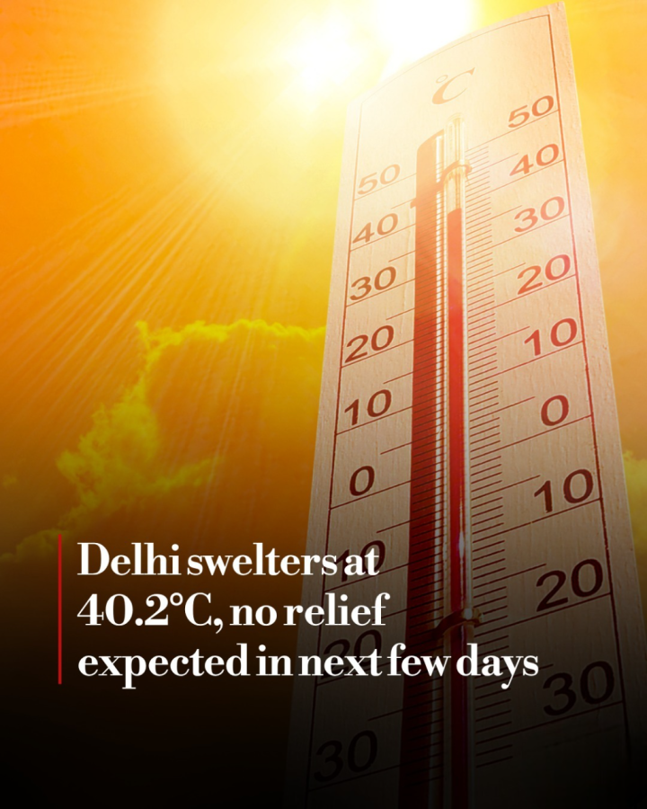 People in the national capital felt the brunt of rising heat on Wednesday, with the mercury touching a high of 40.2 degrees Celsius, 0.7 notches above the season's average, according to the India Meteorological Department (IMD).